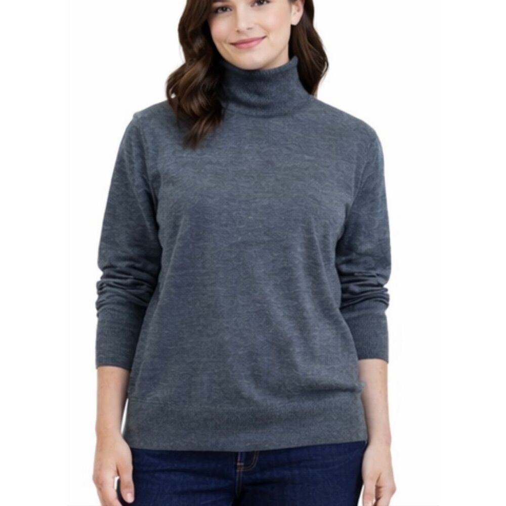 Bartolini made in Italy Merino Wool blend turtleneck sweater XL